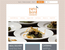 Tablet Screenshot of earlybirdcookery.com